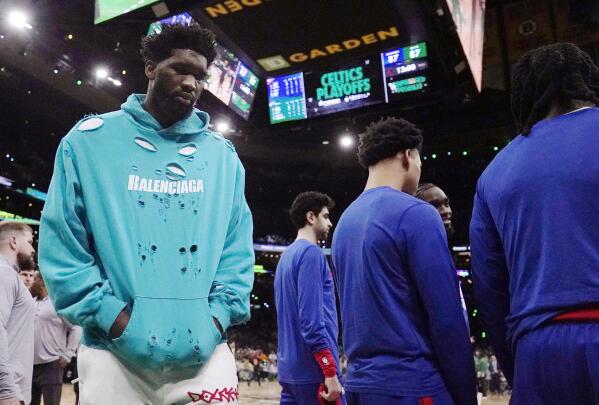 Sixers on court store hoodie